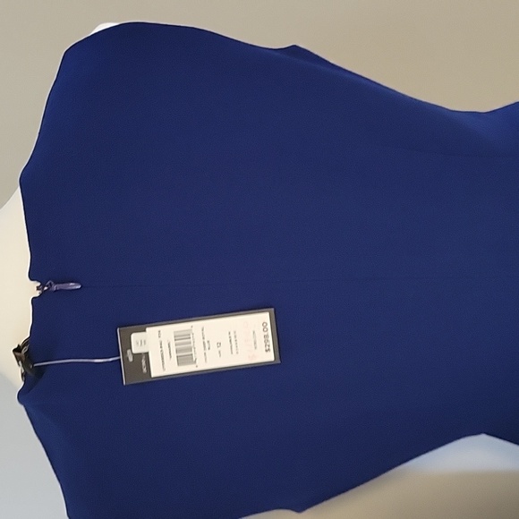 NWT Deep Royal Blue Dress with Cut-Out - Picture 6 of 8